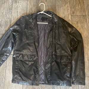 Britches Millitary Style Leather Jacket